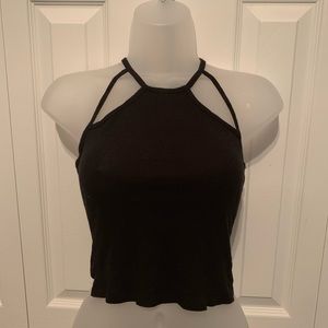 wet seal ribbed cropped tank top